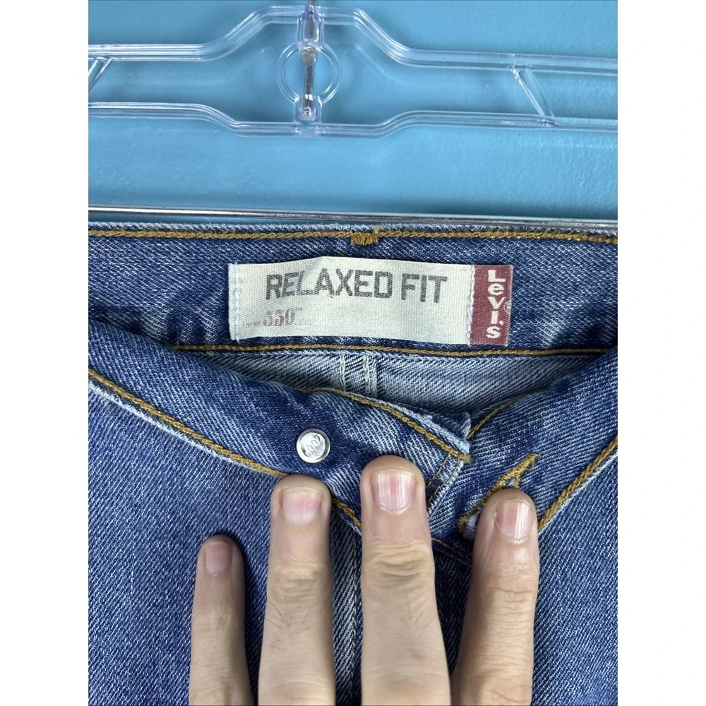 Levi's 550 50x30 Y2K Deadstock Blue Jeans Big And Tall